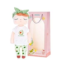 Me Too Baby Doll Girl Gifts Plush Toy Rag Dolls Angela Fruit Girl Toys Avocado 13 Inches