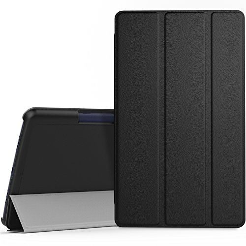 MoKo LG G Pad X 8.0 / G Pad III 8.0 Case - Ultra Slim Lightweight Smart Shell Stand Cover Case for G Pad X 8.0 Tablet (T-Mobile V521WG), G Pad III 8.0 V525 2016 Released 8-Inch Tablet, BLACK