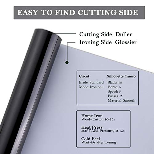 HTV Heat Transfer Vinyl Bundle: 12 Sheets 12\