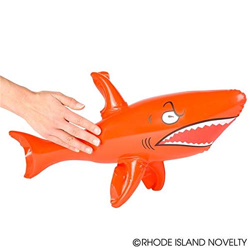 Rhode Island Novelty 24 Inch Shark Inflates, Set of 6 Assorted
