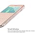iPhone 8 Plus Case,iPhone 7 Plus Case [Touch Series][View Window], Folio Flip PU Leather Case ,Magnetic Closure, Case for iPhone 8 Plus /iPhone 7 Plus with Stand, Metal Sensor 5.5 inch (Rose Gold)