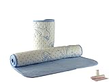 Aranev Waterproof Soft Bamboo and Cotton Changing Table Pad - 14-by-26-Inch - Pack of 2 - Blue