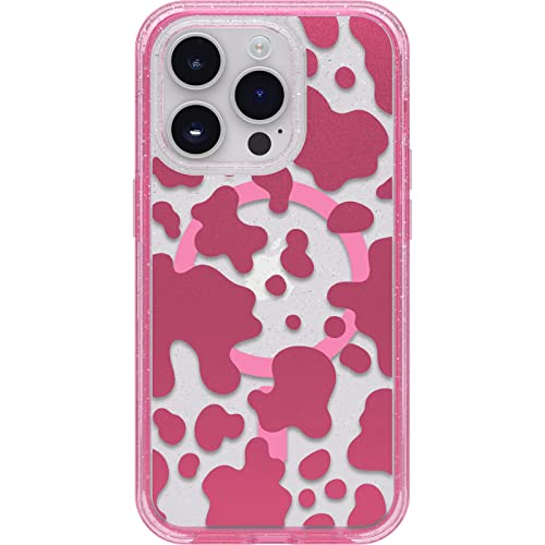 OtterBox Symmetry+ doorzichtige hoes voor iPhone 14 Pro voor MagSafe, schokbestendig, valbestendig, dunne beschermende hoes, 3x getest volgens militaire standaard, DISCO COWGIRL