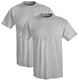 Hanes Men Short Sleeve X-Temp T-Shirt, Light Steel, M (Pack of 2)