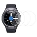 [3-Pack] Gear S2 / Gear Sport Tempered Glass Screen Protector - Fintie [Anti Scratch] HD Clear [9H Hardness] Protective Full-Coverage Screen Protector for Samsung Gear S2 / Gear Sport Smart Watch