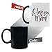 InterestPrint I Love You Mom Morphing Mug Heat Sensitive Color Changing Coffee Mug Cup with Quotes, Funny Mothers Day Best Mom Mother Ever Red Heart Coffee Mug Christmas Birthday Gifts