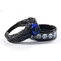 Ringskull 2 Skull Rings His and Hers Couple Rings