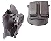 Fobus Evolution Paddle Holster for Glock 17 19 22 23 27 31 32 34 35 + Fobus Double Magazine Paddle Pouch for Glock Glock 17 19 22 23 27 31 32 34 35 - GL2ND 6900 + Best Security Gear Magnet