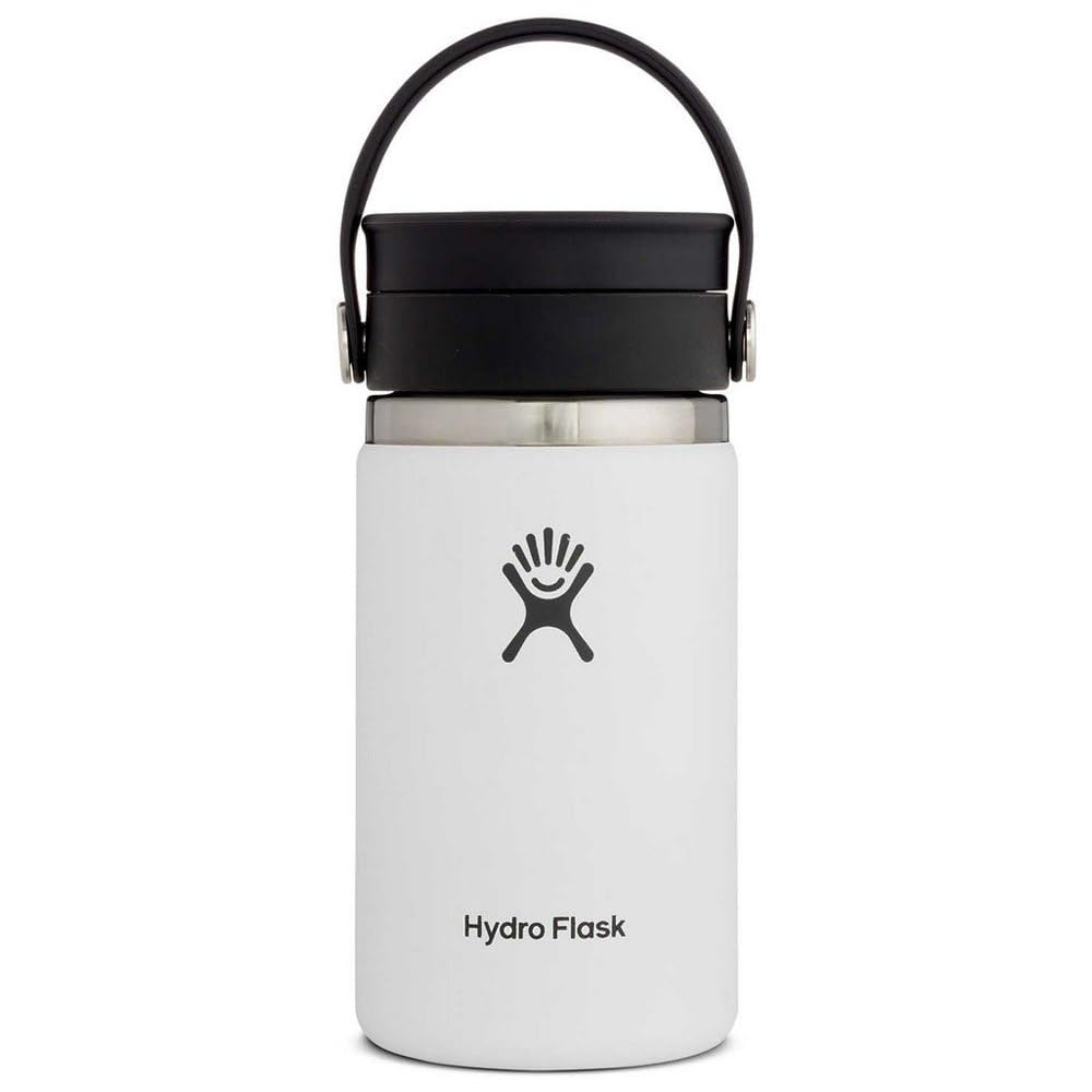 Photo 1 of Hydro Flask 12 oz Wide Mouth Bottle with Flex Sip Lid White