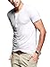 iLoveSIA Mens Henley T-shirts With Short Sleeve Slim Fit White Size S Plus
