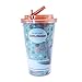 Silver Buffalo PT0184G Universal The Secret Life of Pets Polka Dot and Glitter Gidget Plastic Cold Cup with Flip Straw, 16-Ounces