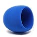 Professional Foam Windscreen for Blue Yeti - Covers Other Large Microphones, such as MXL, Audio Technica and Many More - Quality Sponge Material Makes This The Perfect Pop Filter for your Mic (Blue)