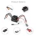 GoolRC Waterproof 45A Brushless ESC Electric Speed Controller with 5.8V/3A BEC for 1/10 RC Car