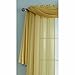 Window Elements Diamond Sheer Voile 56 x 216 in. Curtain Scarf, Gold