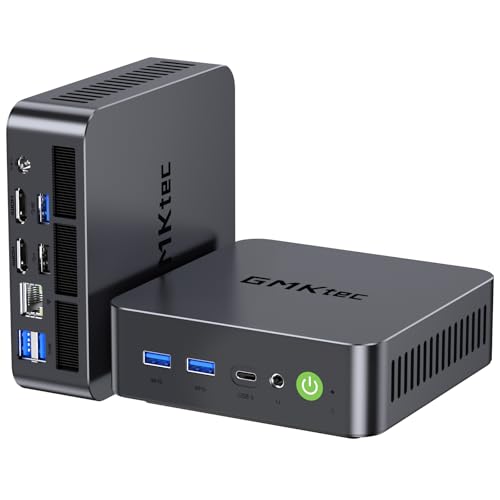 GMKtec K17 AI Mini PC, Intel Core Ultra 5 226V (jusqu'à 4,5 GHz), 16 Go LPDDR5X 8533 MT/s, SSD 512 Go PCIe 4.0, 97 TOPs IA, Intel Arc 130V, Double M.2 (Gen5+Gen4), USB4, Triple affichage 8K, WiFi 6E