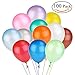 NUOLUX “Back to School”Party Balloons Assorted Bright Color Latex Balloons 12 Inch 100pcs(Random Color)