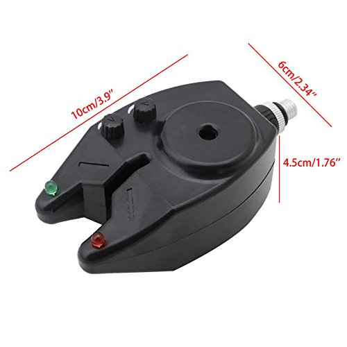 Stebcece Electronic High Sensitive LED Light Fish Bite Sound Fishing Alarm Indicator Bell