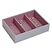 | Stackers | Jewelry Box | classic dove gray antique rose pink deep 3 stacker