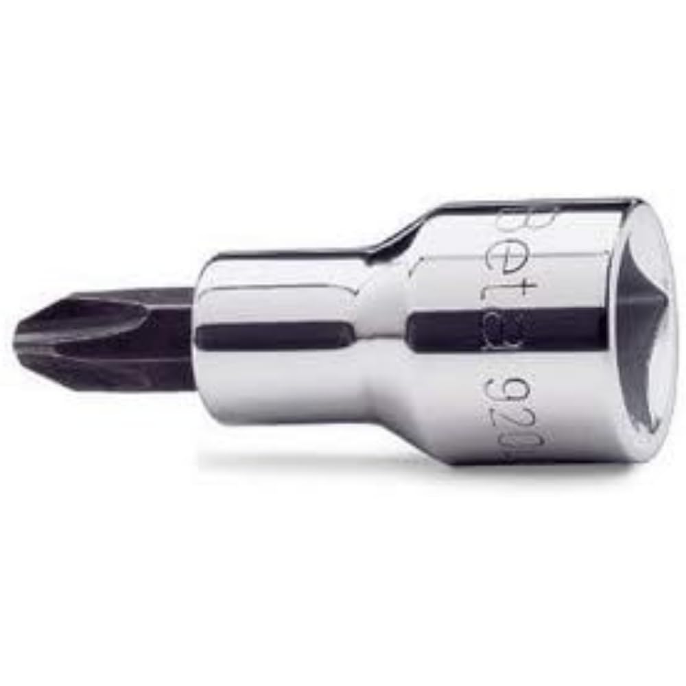 Beta 9200471 Model 920 PH1 Socket Drivers for Cross Head Phillips Screws, 1/2 Drive, Ph1