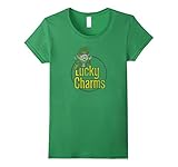 Women's Lucky Charms Cereal T-Shirt | Classic Look style # 22845 Large Grass
