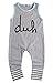 Newborn Kids Baby Boy Girls Siamese Lading Romper Jumpsuit Bodysuit Outfits Clothes , Gray, 6-12 Months