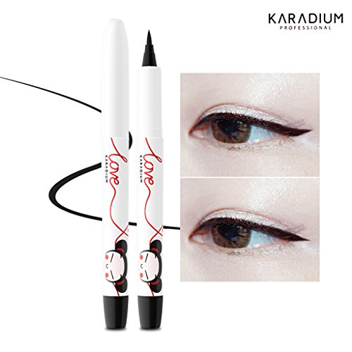 [KARADIUM] PUCCA LOVE EDITION Pen Eyeliner 1g - 2 Colors / Waterproof (#01 BLACK)