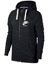 Sudadera Nike Sportswear, con capucha, estilo vintage, para mujer