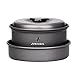Junadael Lightweight Outdoor Camping Cookware Outdoor Hiking Picnic Travel Essential Pots and Pans Suit