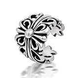 Elefan Cornelia Jewelry Retro Casting Gothic Punk Stainless Steel Cross Chrome Hearts Rings