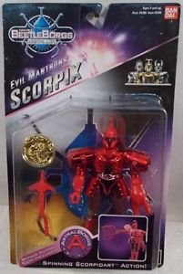 Beetleborgs Astral Borgs - Evil Mantrons Scorpix Spinning Action by Bandai