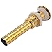 XVL Bathroom Faucet Vessel Vanity Sink Pop Up Drain Stopper with Overflow, Golden D37C