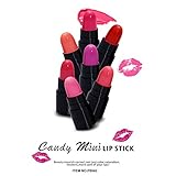 Spdoo 12Pcs Mini Waterproof Lipstick Set Long Lasting Portable Lipstick Set