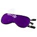 Natural Silk Sleep Mask - Super Smooth and Soft Eye Mask with Double Adjustable Strap - Blocks Light When You Nap Any Position,Blindfold Eyeshade for Men Women,Sleeping Aid,Meditation (Purple)