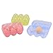YOHA Clear Egg Storage Box Delicate 6 Girds Egg Dispenser Holder Case Refrigerator Crisper Camping Picnic Travel Portable Egg Carriage,Clear-6
