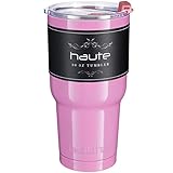 30 OZ Stainless Steel Tumbler with Spill Proof Lid- Powder Coated (Pink with Spill Proof Lid)
