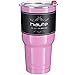 30 OZ Stainless Steel Tumbler with Spill Proof Lid- Powder Coated (Pink with Spill Proof Lid)