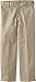 Dickies Husky Boys Flat Front Pant, Khaki, 16 Husky / 32.5