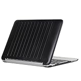 iPearl mCover Hard Shell Case for 10.1-inch ASUS Chromebook Flip C100PA Series Laptop (Black)