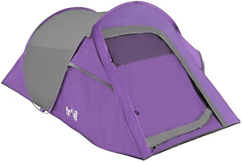 Trail 2 Man Pop Up Tent Quick Pitch Festival Camping Porch Waterproof 2000mm HH