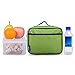 Wildkin Kids Insulated Lunch Box – Durable and Reusable for School & Travel - Parrot Green