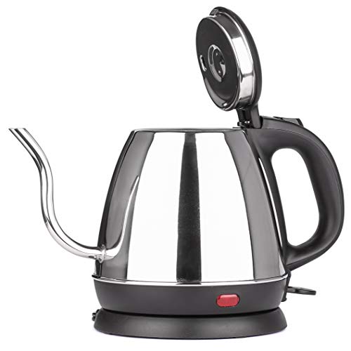 Zell Stainless Steel Electric Kettle Precise Thin Spout for Pour Over