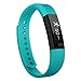 moreFit Fitness Tracker, Slim Touch Screen Activity Health Tracker Wearable Pedometer Smart Wristband, Black/Teal