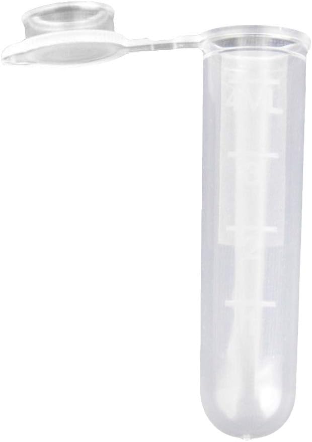 ypypiaol 10Pcs 5ml Transparent Laboratory Graduated Cylinder Centrifuge Tube with Lid Essential 1#