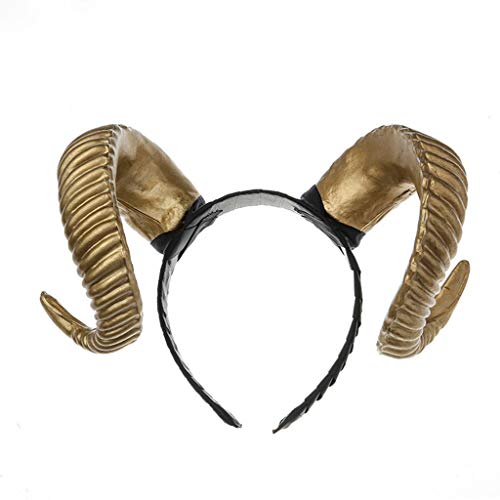TooTu Halloween Headdress Horn headband Unisex Headpiece Costume Halloween Hat Light Up Party Horn Hair clip