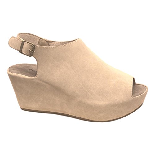 Pierre-Dumas-Womens-Natural-6-Faux-Leather-Low-Heel-Wedge