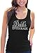 Flirty Bride's Entourage Women's Rhinestone Script Tank Top By RhinestoneSash.com