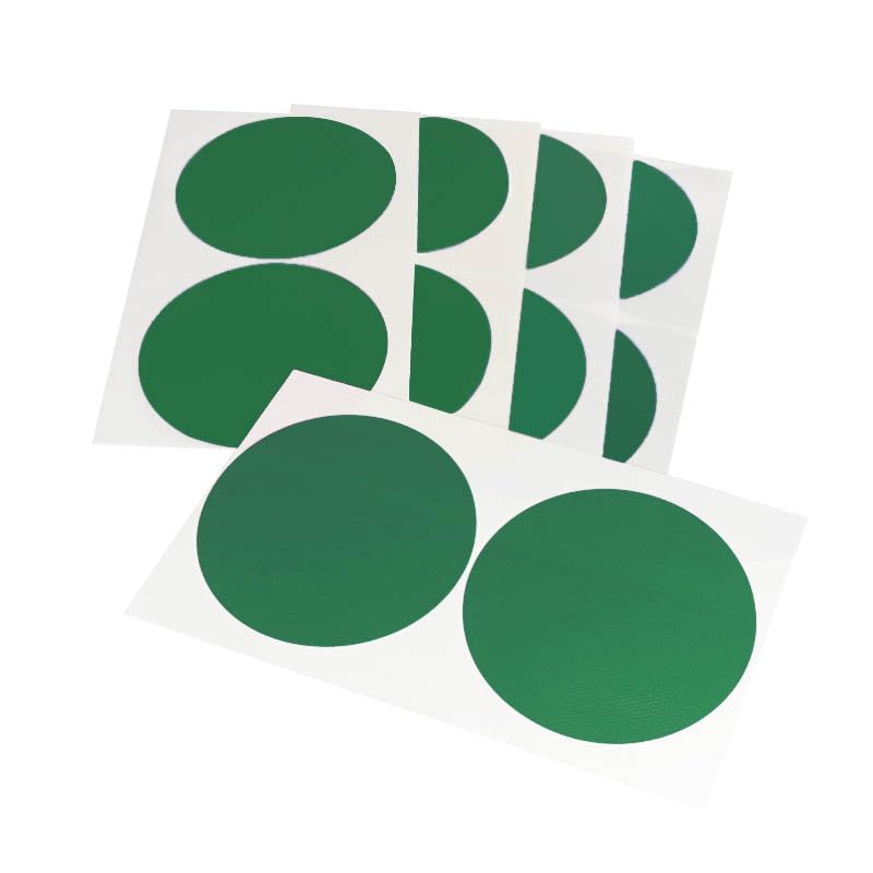 KLEBESHOP24 Colourful adhesive Webbing, Diameter 100 mm Various Colours | for marking, Crafts, Decoration. with a Textured Finish/, green