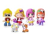 Pinypon Figures and Pets Doll Playset (6-Pack)