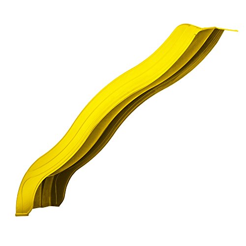 Swing-N-Slide WS 8201 Apex Wave Slide for 4' Swing Set Decks with, Yellow