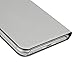 Badalink iPhone 8 Plus Case, iPhone 7 Plus Cover Luxury Electroplate Flip Translucent Front Protective Skin Bumper Kickstand PU Leather Back Shell Hard Inner Case for iPhone 7+ / 8+ - Silver